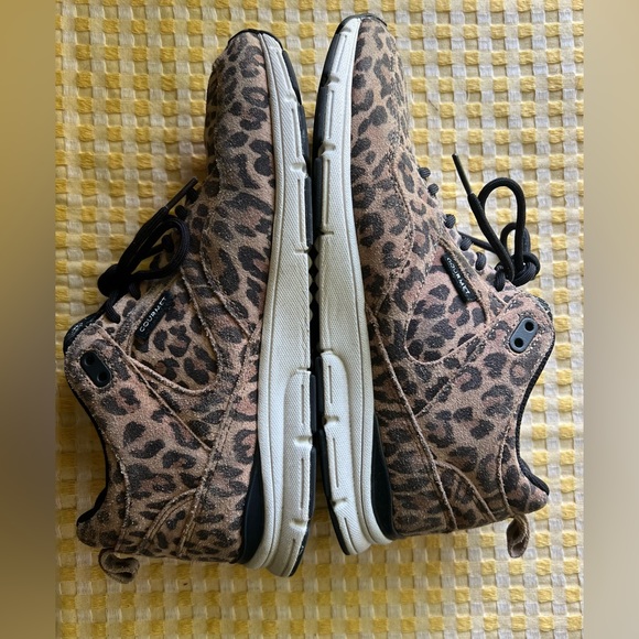 Gourmet 10 Cheetah Print Leather Athletic Shoes - Picture 4 of 7